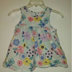 Gymboree Girls Floral Tank Top Size 10